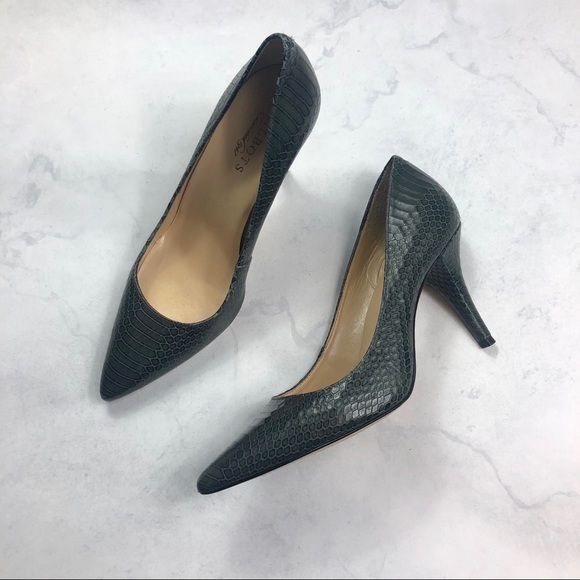 [Talbots] Dark Gray Pointed Toe Heels - Picture 1 of 6